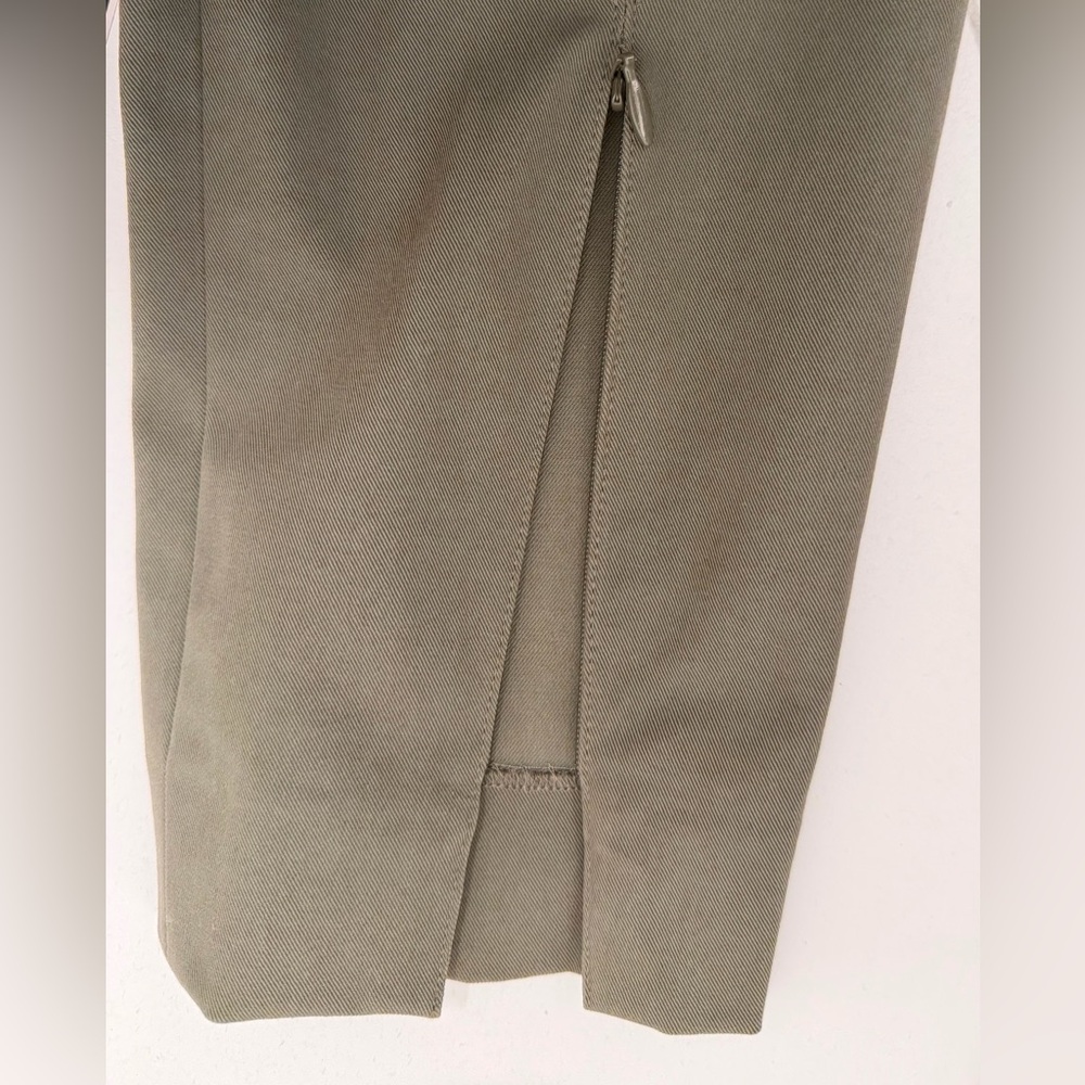 Theory Olive Stretch Slim Women's Ankle Pants, size 6 - Picture 5 of 8